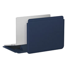 Заредете изображение във визуализатора на галерията – Amazing Thing Laptop Case Matte Pro Sleeve Stand MBSPRO14NBS for Macbook Pro/Air 14 inches navy
