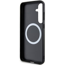Заредете изображение във визуализатора на галерията – Original Case BMW hardcase Carbon Tricolor Line MagSafe BMHMS24S23PUDTK for Samsung Galaxy S24 Black
