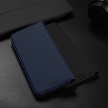 Заредете изображение във визуализатора на галерията – Dux Ducis Skin Pro Case For Realme GT Neo 5 / Realme GT3 Flip Cover Card Wallet Stand Black

