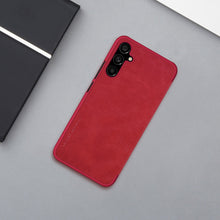 Заредете изображение във визуализатора на галерията – Nillkin Qin Leather Flip Wallet Case for Samsung Galaxy A34 5G | Red
