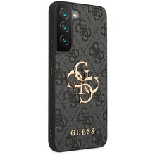 Заредете изображение във визуализатора на галерията – Guess GUHCS23S4GMGGR S23 S911 grey/grey hardcase 4G Big Metal Logo
