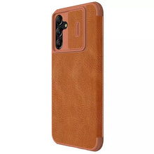 Заредете изображение във визуализатора на галерията – Nillkin Qin Pro for Samsung Galaxy A14 4G brown

