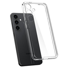 Заредете изображение във визуализатора на галерията – Case SPIGEN Ultra Hybrid ACS07349 for Samsung Galaxy S24 - Crystal Clear
