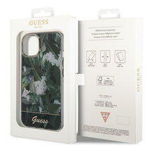 Заредете изображение във визуализатора на галерията – Guess GUHCP14MHGJGHA iPhone 14 Plus 6.7" green/green hardcase Jungle Collection

