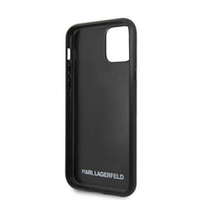 Заредете изображение във визуализатора на галерията – Karl Lagerfeld KLHCN58CRKBK iPhone 11 Pro hardcase czarny/black Croco
