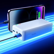 Заредете изображение във визуализатора на галерията – Joyroom powerbank 30000mAh Dazzling Series 12W white (JR-T018)
