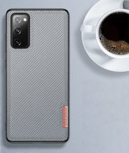 Заредете изображение във визуализатора на галерията – Dux Ducis Fino case covered with nylon material for Samsung Galaxy S20 FE 5G gray
