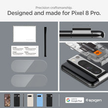 Заредете изображение във визуализатора на галерията – Spigen Optik.tR EZ Fit Camera Protector for Google Pixel 8 Pro - transparent 2 pcs.
