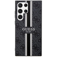 Заредете изображение във визуализатора на галерията – Guess GUHCS23LP4RPSK S23 Ultra S918 black/black hardcase 4G Printed Stripe
