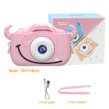 Заредете изображение във визуализатора на галерията – Digital camera for children C12 Cow pink
