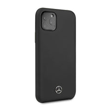 Заредете изображение във визуализатора на галерията – Mercedes MEHCN58SILBK iPhone 11 Pro hardcase black/black Silicone Line
