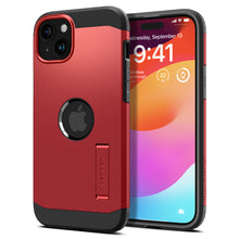 Заредете изображение във визуализатора на галерията – Spigen Tough Armor MagSafe, red - iPhone 15
