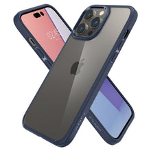 Заредете изображение във визуализатора на галерията – Spigen ultra hybrid гръб за iphone 14 pro navy blue - TopMag
