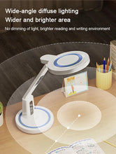 Заредете изображение във визуализатора на галерията – Desktop lamp LED DL-02 wireless with digitial clock white
