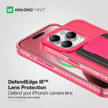 Заредете изображение във визуализатора на галерията – Amazing Thing Titan Pro Neon Mag Wallet Case IP156.1PTWPN for Iphone 15 Pro pink with stand
