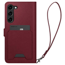 Заредете изображение във визуализатора на галерията – Spigen WALLET "S" PLUS GALAXY S23+ PLUS BURGUNDY
