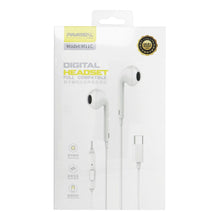 Заредете изображение във визуализатора на галерията – PAVAREAL wired earphones with micro Type C PA-M11C white [DAC]

