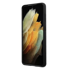 Заредете изображение във визуализатора на галерията – Original Case BMW - Hard Case Silicone Signature Logo BMHCS21MSLBLBK - Samsung S21 Plus Galaxy G996 Black
