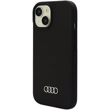 Заредете изображение във визуализатора на галерията – Original Case AUDI hardcase Silicone Case AU-LSRIP15P-Q3/D1-BK for Iphone 15 Plus black
