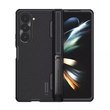 Заредете изображение във визуализатора на галерията – Nillkin Super Frosted Shield Fold Case for Samsung Galaxy Z Fold 5 5G black (bracket)
