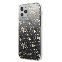 Заредете изображение във визуализатора на галерията – Guess GUHCP12MPCU4GGBK iPhone 12/12 Pro 6,1" czarny/black hardcase 4G Gradient
