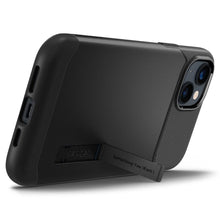 Заредете изображение във визуализатора на галерията – Spigen slim armor гръб за iphone 14 black - TopMag
