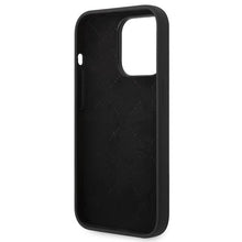Заредете изображение във визуализатора на галерията – Guess GUHCP14XSLTGK iPhone 14 Pro Max 6.7" black/black hardcase Silicone Triangle
