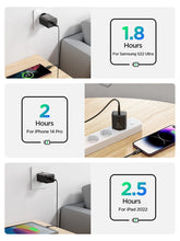 Заредете изображение във визуализатора на галерията – Joyroom JR-TCF06 USB-C PD 20W wall charger + USB-C cable - black

