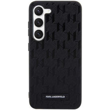 Заредете изображение във визуализатора на галерията – Karl Lagerfeld KLHCS23SSAKLHPK S23 S911 hardcase black/black Saffiano Mono Metal Logo
