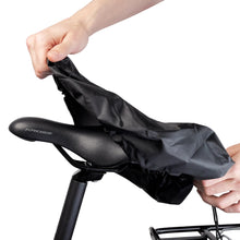 Заредете изображение във визуализатора на галерията – Waterproof saddle cover - black
