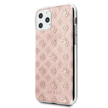Заредете изображение във визуализатора на галерията – Guess GUHCN58TPERG iPhone 11 Pro różowy/pink hard case 4G Peony Glitter
