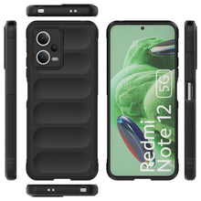 Заредете изображение във визуализатора на галерията – Magic Shield Case for Xiaomi Redmi Note 12 5G / Poco X5 5G Flexible Armor Cover Black
