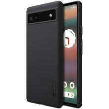 Заредете изображение във визуализатора на галерията – Nillkin Super Frosted Shield case for Google Pixel 6a cover + phone stand black
