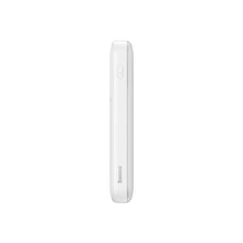 Заредете изображение във визуализатора на галерията – Baseus Comet Series powerbank with display 10000mAh 22.5W - white + USB-A - USB-C 0.3m cable - white
