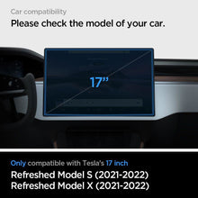 Заредете изображение във визуализатора на галерията – TEMPERED GLASS Spigen GLAS.TR "EZ FIT" TESLA MODEL X 2022 / MODEL S 2021 BLACK
