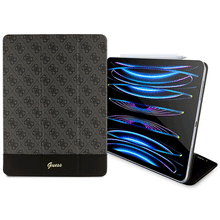 Заредете изображение във визуализатора на галерията – Original Case GUESS 4G Stripe Allover GUFCP12PS4SGK for iPad Pro 12.9" black
