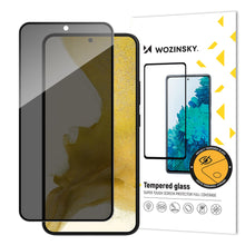 Заредете изображение във визуализатора на галерията – Wozinsky Privacy Glass tempered glass for Samsung Galaxy S22 with Anti Spy privacy filter
