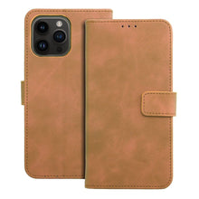 Заредете изображение във визуализатора на галерията – TENDER Book Case for IPHONE 14 Pro Max brown
