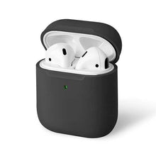 Заредете изображение във визуализатора на галерията – UNIQ etui Lino AirPods 1/2 gen. Silicone szary/ash grey
