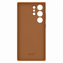 Заредете изображение във визуализатора на галерията – Samsung Leather Cover case for Samsung Galaxy S23 Ultra case made of natural camel leather (EF-VS918LAEGWW)
