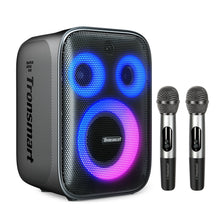 Заредете изображение във визуализатора на галерията – Tronsmart Halo 200 120W wireless speaker + 2 microphones - black
