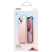 Заредете изображение във визуализатора на галерията – UNIQ etui Combat Duo iPhone 13 6,1" niebiesko-różowy/blue-pink
