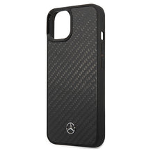 Заредете изображение във визуализатора на галерията – Original Case MERCEDES hardcase Carbon Fiber Dynamic MEHCP15SRCABK for Iphone 15 Black
