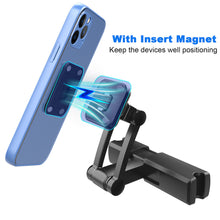 Заредете изображение във визуализатора на галерията – Magnetic car holder headrest mount Type 3 black
