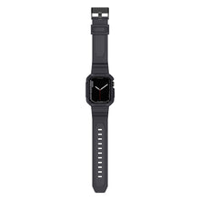 Заредете изображение във визуализатора на галерията – Kingxbar CYF106 2in1 Armored Case for Apple Watch SE, 8, 7, 6, 5, 4, 3, 2, 1 (41, 40, 38 mm) with Strap Gray
