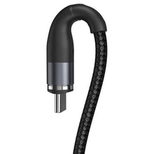 Заредете изображение във визуализатора на галерията – Baseus Zinc magnetic USB cable - USB Type C (charging 3 A / data 480 Mbps) Quick Charge AFC 1 m black
