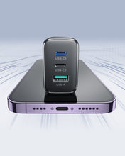 Заредете изображение във визуализатора на галерията – Joyroom JR-TCF10 fast charger 2x USB-C USB-A 32W - black
