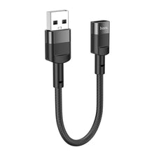 Заредете изображение във визуализатора на галерията – HOCO adapter USB (male) to Type C (female) U107 10cm black
