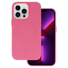 Заредете изображение във визуализатора на галерията – MagSafe Leather Case Iphone 13 Pink
