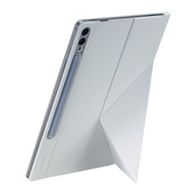 Заредете изображение във визуализатора на галерията – Flip case with stand for Samsung Galaxy Tab S9+ Smart Book Cover - white
